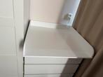 Witte aankleedplateau voor de IKEA Malm, Kinderen en Baby's, Kinderkamer | Commodes en Kasten, Ophalen, Zo goed als nieuw, 50 tot 70 cm