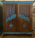 Boho kast, oude Ibiza servieskast Spaans vintage kastje VdlM, Ophalen, 100 tot 150 cm, 100 tot 150 cm, Teakhout