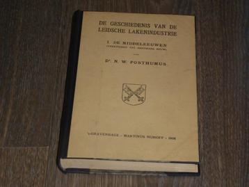 DE GESCHIEDENIS VAN DE LEIDSCHE LAKENINDUSTRIE beschikbaar voor biedingen