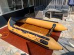 Rubberboot met 25PK Buitenboordmotor, Watersport en Boten, Rubberboten, Gebruikt, Hout, Benzine, Minder dan 70 pk