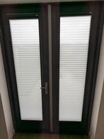 Raamdecoratie 2  plissegordijnen in cassette (antraciet), Doe-het-zelf en Verbouw, Kozijnen en Schuifpuien, Ophalen, Minder dan 75 cm