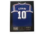 Frankrijk 98 Thuis Shirt Gesigneerd door Zinedine Zidane, Shirt, Ophalen of Verzenden, Zo goed als nieuw, Buitenlandse clubs