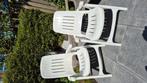 Allibert verstelbare stoelen met kussens., Tuin en Terras, Tuinstoelen, Ophalen, Zo goed als nieuw, Kunststof