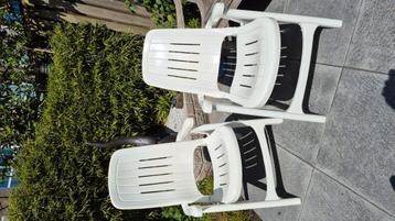 Allibert verstelbare stoelen met kussens.  beschikbaar voor biedingen