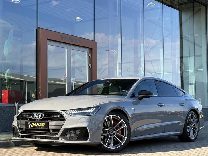Audi A7 Sportback 55 TFSI e quattro Pro Line Plus S-line | 3, Auto's, Audi, Bedrijf, Te koop, A7, 360° camera, 4x4, ABS, Achteruitrijcamera