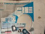 te koop complete schotelset, Audio, Tv en Foto, Schotelantennes, Ophalen, Zo goed als nieuw, (Schotel)antenne, Dreambox