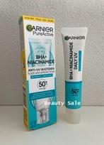 Garnier Pure Active BHA+ Niacinamide dagcrème SPF 50+, Verzenden, Nieuw, Gehele gezicht, Verzorging