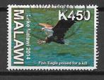 Malawi 2014 Lake Malawi visarend, Postzegels en Munten, Postzegels | Afrika, Overige landen, Verzenden, Gestempeld