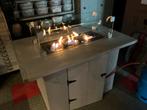 Steigerhouten vuurtafel., Tuin en Terras, Ophalen of Verzenden, Zo goed als nieuw