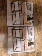 Bijzettafeltjes nieuw 2 dozen, Huis en Inrichting, Tafels | Bijzettafels, Minder dan 55 cm, Rond, Nieuw, Ophalen