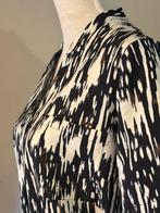 Zwart-wit jurk ikat print - Maat 38, Kleding | Dames, Maat 38/40 (M), Zwart, Ophalen of Verzenden, Zo goed als nieuw