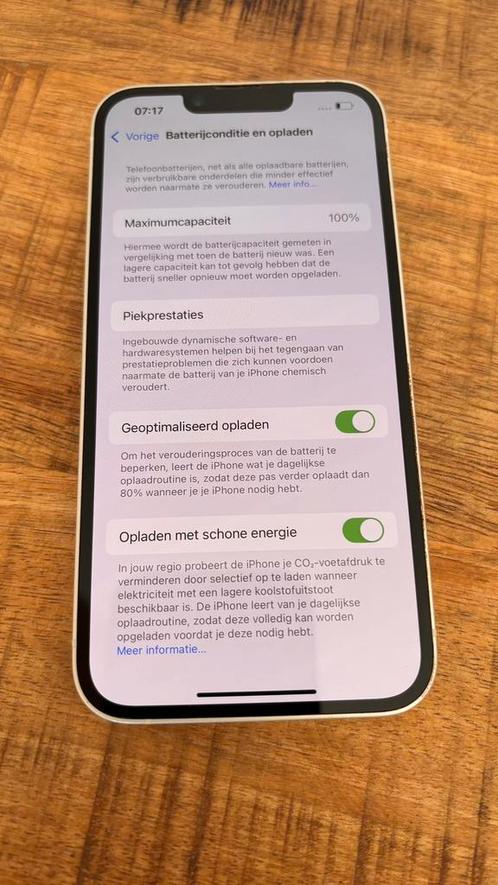 Iphone 14 128GB nieuwe batterij, Telecommunicatie, Mobiele telefoons | Apple iPhone, Zo goed als nieuw, 128 GB, iPhone 14, Ophalen of Verzenden