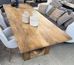 Magazijn Leegverkoop Rechte eettafel mangohout SALE 260 cm, Nieuw, Ophalen of Verzenden, Info@wkhome.nl, Argonweg 20 Amersfoort