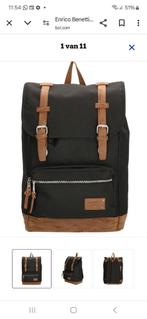 Rugtas met laptopvak Enrico Benetti, Sieraden, Tassen en Uiterlijk, Tassen | Rugtassen, Ophalen of Verzenden, Nieuw, 25 tot 40 cm