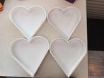 z.g.a.n 4 houten dienbladen hart, Huis en Inrichting, Woonaccessoires | Dienbladen, Ophalen of Verzenden, Zo goed als nieuw, Overige vormen
