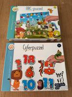 2 Puzzels: ABC & Cijfer - Educatief Speelgoed, Ophalen of Verzenden, Meer dan 50 stukjes, Zo goed als nieuw, 2 tot 4 jaar