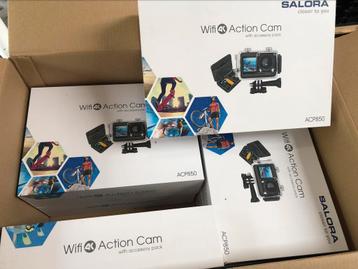 Partij 10x Salora ACP850 Action Cam 4K nieuw in doos beschikbaar voor biedingen