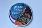 swirl  312  sqn  f-16  de blauwe  versie, Verzamelen, Verzenden, Zo goed als nieuw, Patch, Badge of Embleem