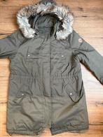 Only groene  halflange winterjas maat 46, Kleding | Dames, Jassen | Winter, Maat 46/48 (XL) of groter, Ophalen of Verzenden, Gedragen