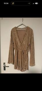 Jumpsuit/ jurkje goud, Ophalen of Verzenden, Nieuw, Maat 38/40 (M), Boven de knie