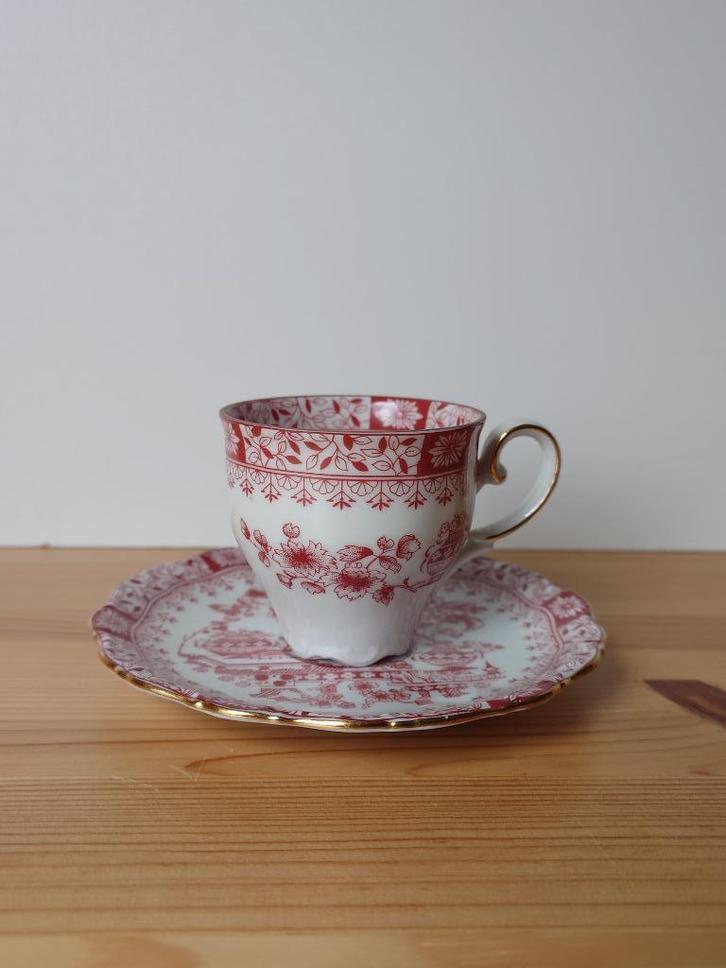 antiek vintage porseleinen espresso kop en schotel seltmann, Antiek en Kunst, Antiek | Servies los, Ophalen of Verzenden