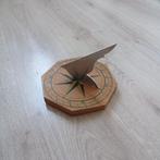 Vintage zonnewijzer 19 x 19 cm, Ophalen of Verzenden