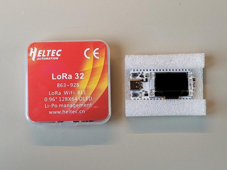 Heltec LoRa 32 met Meshtastic, werkend als nieuw, Hobby en Vrije tijd, Elektronica-componenten, Zo goed als nieuw, Ophalen of Verzenden