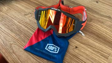 Motor (cross) bril van merk 100% beschikbaar voor biedingen