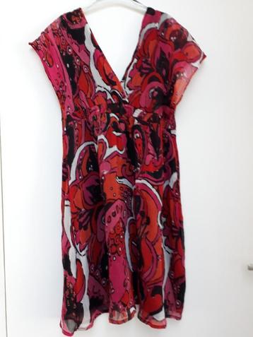 ZOI Women / Shoeby jurk fuchsiaroze / oranje / zwart XXL 46 beschikbaar voor biedingen