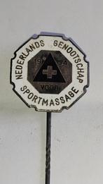 👉Speldje Nederlandse Genootschap Sportmassage 1954, Ophalen of Verzenden, Zo goed als nieuw, Overige onderwerpen