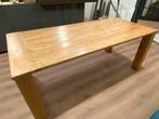 Teak Houten Eettafel 200x90cm, Huis en Inrichting, Tafels | Eettafels, Ophalen, Teakhout, 50 tot 100 cm, Zo goed als nieuw