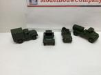 4 x Dinky Toys militairen voertuigen, Ophalen of Verzenden, Gebruikt, Overige typen, Dinky Toys
