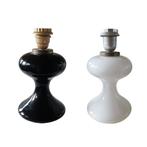 2 Ingo Maurer design glas tafellampen, Huis en Inrichting, Gebruikt, -, Ophalen of Verzenden, Glas
