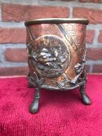 Japan: antieke koperen penseelhouder, Antiek en Kunst, Ophalen of Verzenden