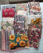 Partijtje quiltstoffen/ quiltlappen bloemmotief, Hobby en Vrije tijd, Stoffen en Lappen, Ophalen of Verzenden, Zo goed als nieuw