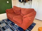 Oranje bank, Huis en Inrichting, Banken | Sofa's en Chaises Longues, Ophalen, Gebruikt, Tweepersoons, 150 tot 200 cm