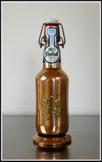 Grolsch beugelfles van massief messing, Verzamelen, Ophalen of Verzenden, Zo goed als nieuw, Flesje(s), Grolsch