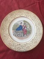 Plate Hand Painted Gold Trim, Ophalen