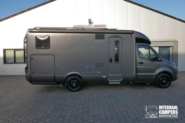 Hymer BMC-T 680 | Mat grijs | Levelsysteem | Lithium | Leer, Caravans en Kamperen, Campers, Bedrijf, tot en met 3, Half-integraal