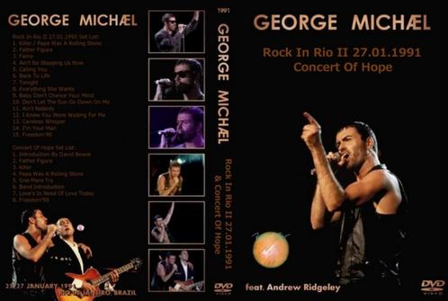 George Michael live at the rock in rio festival 1991, Cd's en Dvd's, Dvd's | Muziek en Concerten, Muziek en Concerten, Alle leeftijden