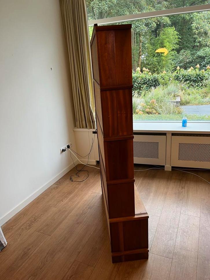 Houten Boekenkast - Modulair Systeem, Huis en Inrichting, Kasten | Boekenkasten, Gebruikt, 100 tot 150 cm, 200 cm of meer, 25 tot 50 cm