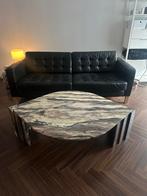 Marmeren Vintage Teardrop Design Salontafel, Huis en Inrichting, Tafels | Salontafels, Ophalen, Overige materialen, Zo goed als nieuw
