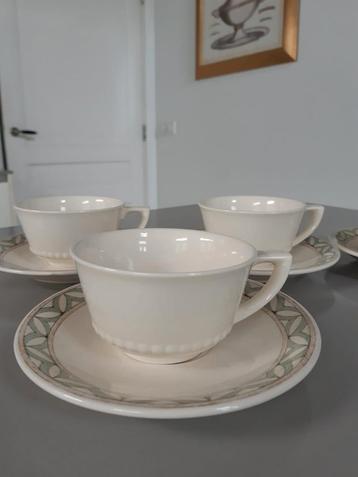4 theekoppen met schotels Villeroy en Boch Switch beschikbaar voor biedingen