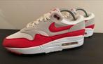 Nike Air Max 1 anniversary red restock 38,5 NIEUW DS, Kleding | Heren, Wit, Nike, Nieuw, Ophalen of Verzenden