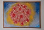 Abstract acryl op doek 100x150cm Petrus Griepink, Ophalen