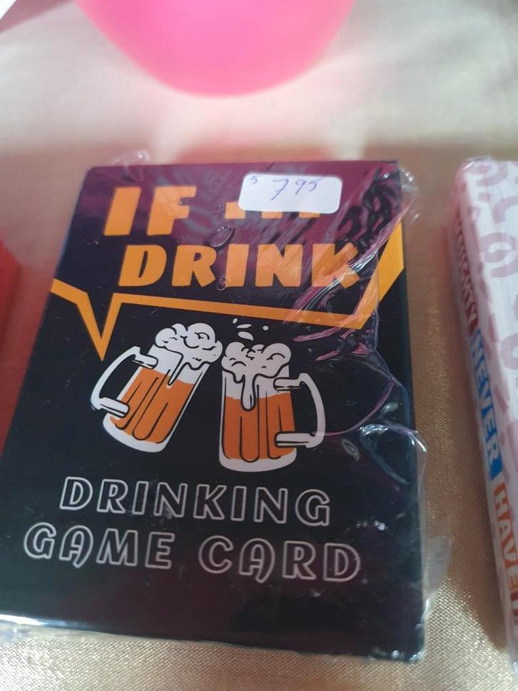 Nieuw Drankspel - If I Drink Kaarten, Hobby en Vrije tijd, Gezelschapsspellen | Kaartspellen, Nieuw, Drie of vier spelers, Vijf spelers of meer