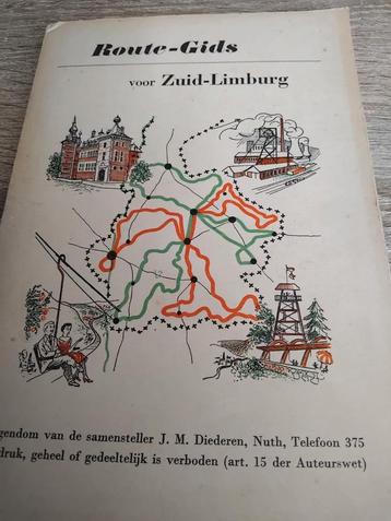 Route-Gids Zuid-Limburg + 2 kaarten beschikbaar voor biedingen