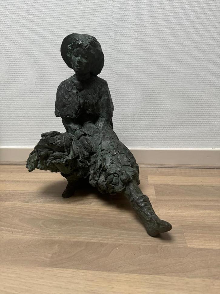 Bronzen beeld Roosje, Antiek en Kunst, Kunst | Beelden en Houtsnijwerken, Ophalen