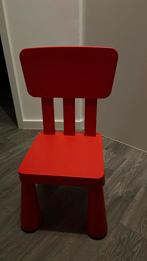 Ikea kinderstoel bureaustoel rood, Ophalen of Verzenden, Zo goed als nieuw, Stoel(en)