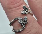 Pandora Zilveren Vlinder Ring - Maat 19, Sieraden, Tassen en Uiterlijk, Ringen, Verzenden, 19 tot 20, Zo goed als nieuw, Dame